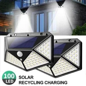 Lampu Taman Panel Surya mini 100LED Tenaga Matahari