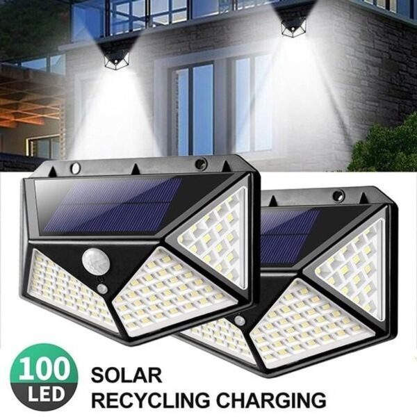 Lampu Taman Panel Surya mini 100LED Tenaga Matahari