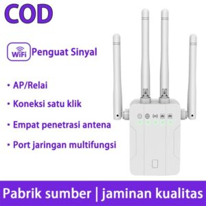 Wifi Extender, Penguat Sinyal Wifi 4 antena