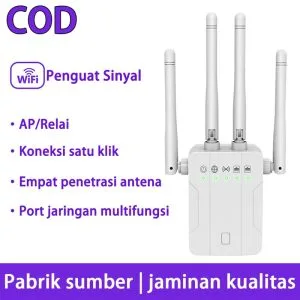 Wifi Extender, Penguat Sinyal Wifi 4 antena
