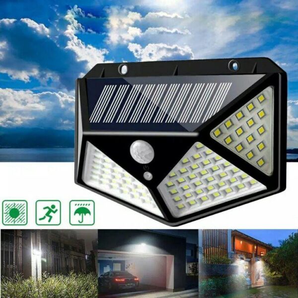Lampu Taman Panel Surya mini 100LED Tenaga Matahari - Gambar 7