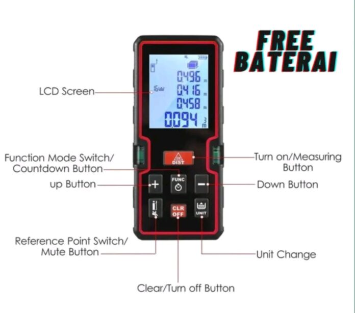 Meteran Digital Distance 40 m solusi ukur cepat dan presisi